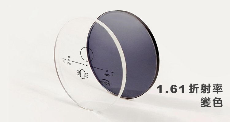 【大視界 MaxFit】頂級廣景雙面非球面漸進多焦變色鏡片-1.61 折射率