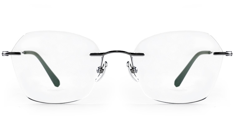 EJ-5341 β 鈦多邊形無框眼鏡