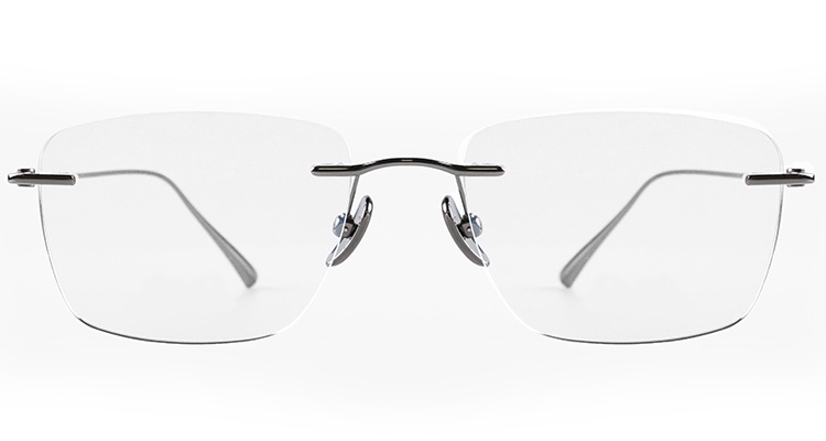 EJ-5343 β 鈦長方形無框眼鏡