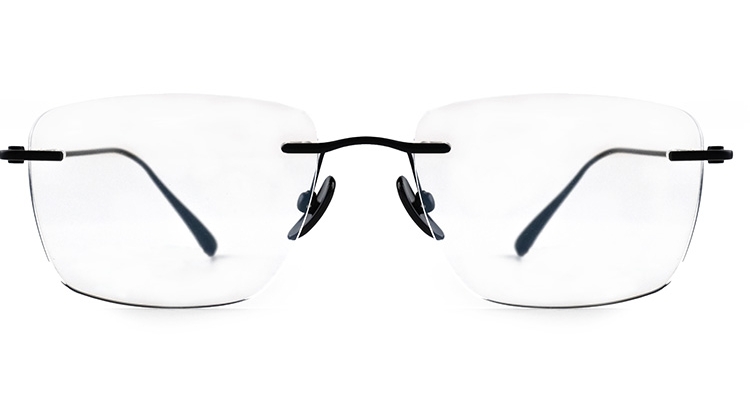 EJ-5343 β 鈦長方形無框眼鏡