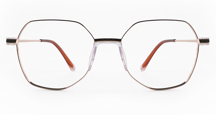 LA-52193 金屬多邊形框眼鏡