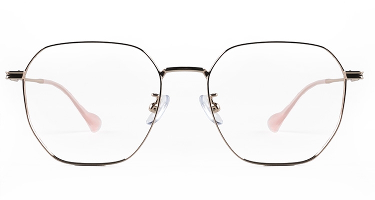 LA-52451 不鏽鋼多邊形框眼鏡