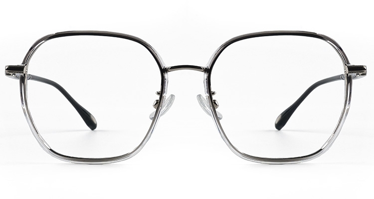 LA-52418 不鏽鋼多邊形框眼鏡