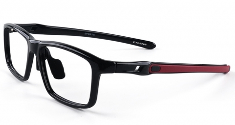 考慮安全性，全框由柔軟、高彈性的 TR90（記憶樹脂）塑料製成，顏色鮮豔多樣，具有輕盈、柔韌、不易變形、抗蝕低敏等優點，滿足配戴舒適感