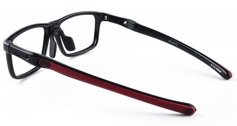 考慮安全性，全框由柔軟、高彈性的 TR90（記憶樹脂）塑料製成，顏色鮮豔多樣，具有輕盈、柔韌、不易變形、抗蝕低敏等優點，滿足配戴舒適感