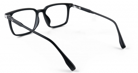 鏡框與鏡腿的連結處加上特殊設計的鉸鏈，富有彈性、易於調整，不造成頭部兩側的壓力