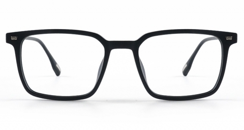 LA-83342 TR 長方框眼鏡，俐落的長方形框，具有一定的專業形象，並能突顯臉部線條的立體感