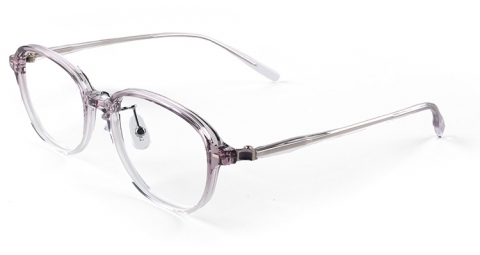 框面採 TR 材質，特有的輕量、柔韌、不易變形、抗過敏、抗腐蝕等優點，減輕眼鏡的重量和壓力，滿足配戴舒適感