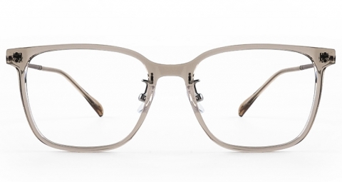 LA-83417 TR 方框眼鏡。平頂設計的方框散發著時尚與現代氣息，是智慧與沉穩的象徵