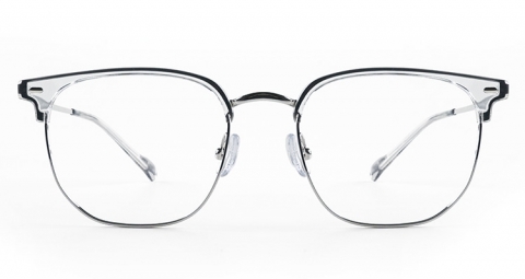 LA-7205 不鏽鋼眉型框眼鏡