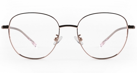 LA-52181 金屬波士頓框眼鏡