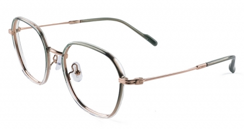 帶有曲線感的多邊形框，讓日常眼鏡配戴增添趣味