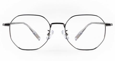 LA-52460 不鏽鋼多邊形框眼鏡