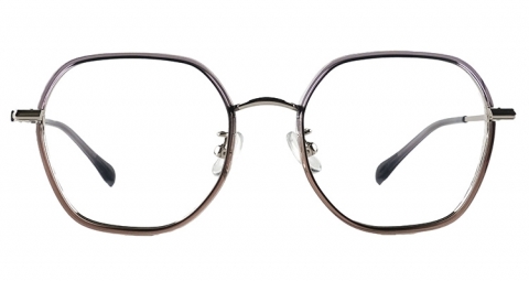 LA-52409 不鏽鋼多邊形框眼鏡